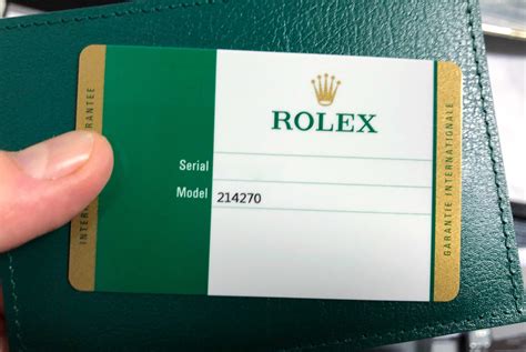 rolex garantiekarte ab wann|Rolex kauf.